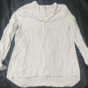 New white and black polka dots women’s blouse